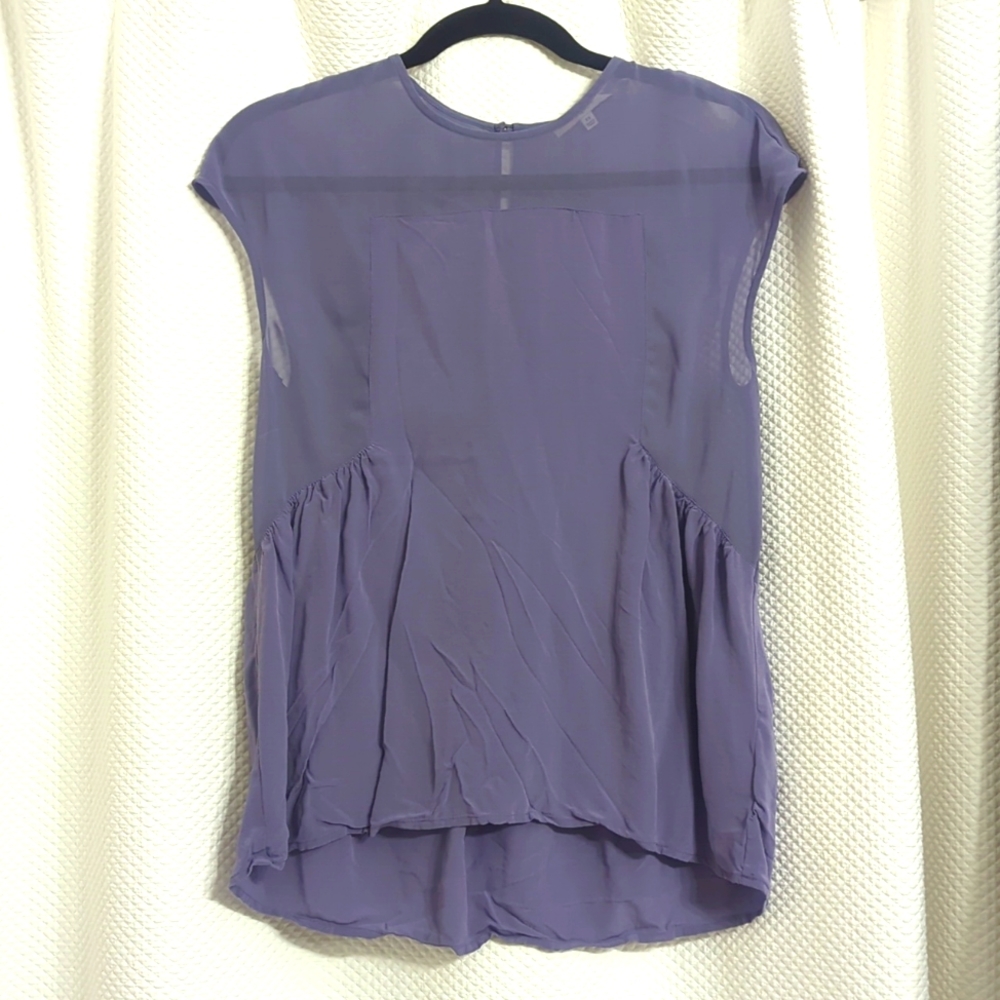 Madewell purple tee shirt